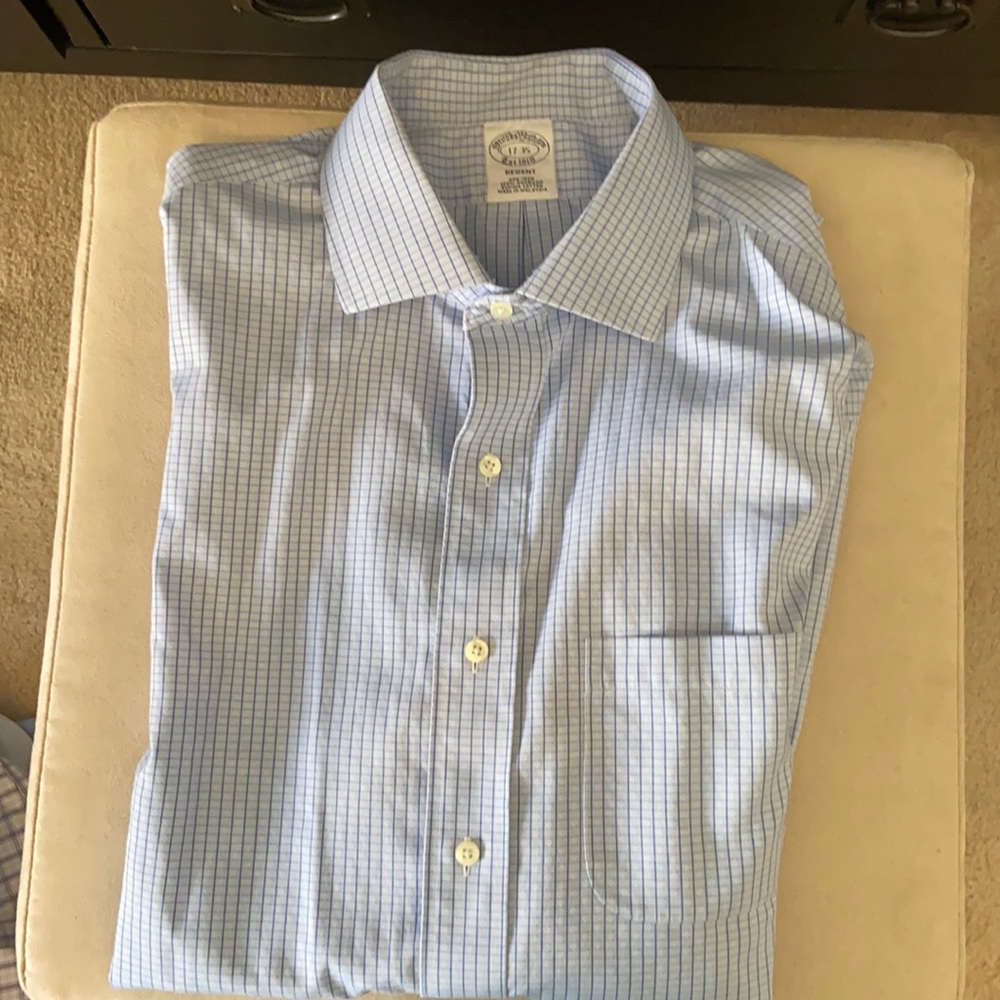 Brooks brothers button down dress shirt